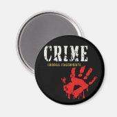 犯罪人指紋マグネット マグネット (正面/裏面)