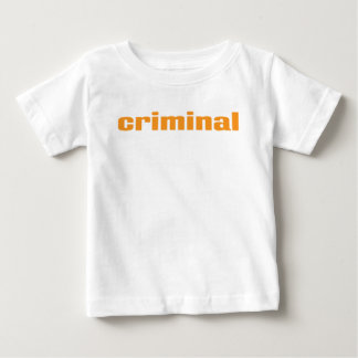 犯罪人 ベビーTシャツ