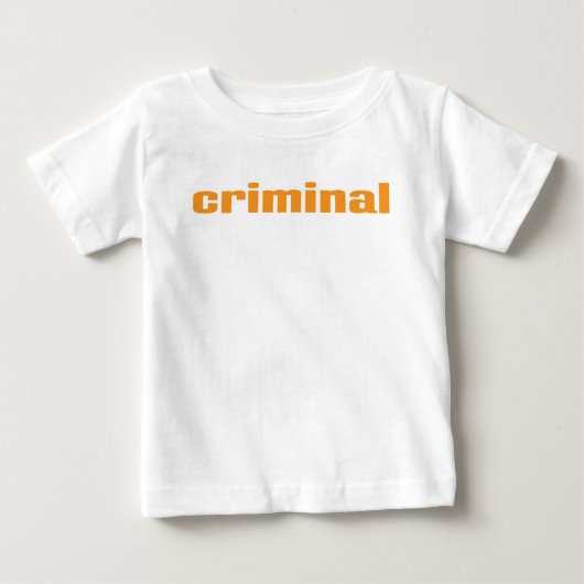 犯罪人 ベビーTシャツ (正面)