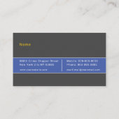 犯罪停止者名刺 名刺 (裏面)