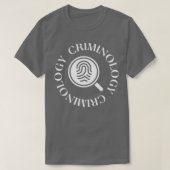 犯罪学1 Tシャツ (デザイン正面)