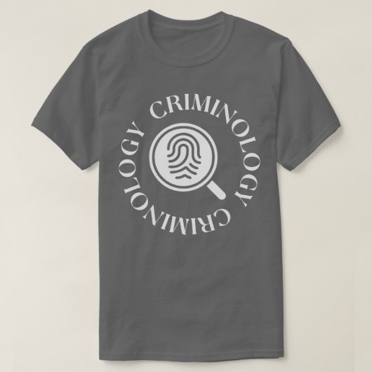 犯罪学1 Tシャツ (デザイン正面)