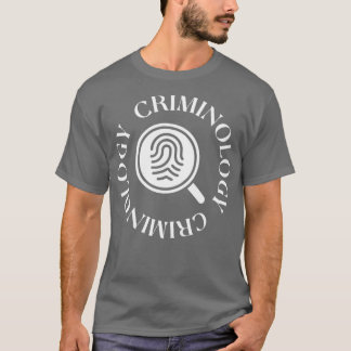 犯罪学1 Tシャツ
