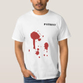 犯罪性精神異常患者血 Tシャツ (正面)