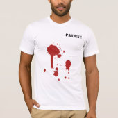犯罪性精神異常患者血 Tシャツ (正面)