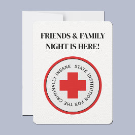 犯罪性精神異常研究所ハローウィンパーティ 招待状