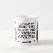 犯罪最高の写真MugMugの友人パートナー コーヒーマグカップ (中央)