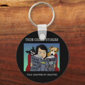 犯罪物語キーチェーン キーホルダー (正面)