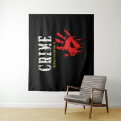 犯罪犯罪指紋タペストリー タペストリー (インサイチュ)