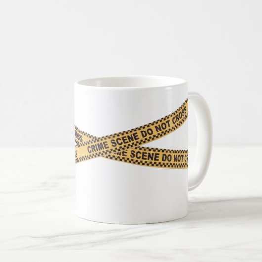 犯罪現場のマグ コーヒーマグカップ (正面右)