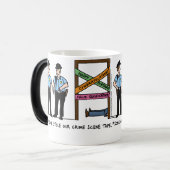 犯罪現場の変形させるマグ モーフィングマグカップ (正面左)