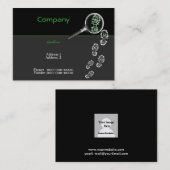 犯罪現場の調査官の名刺 名刺 (正面/裏面)