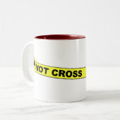 犯罪現場はない交差のマグ ツートーンマグカップ (正面左)