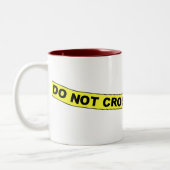 犯罪現場はない交差のマグ ツートーンマグカップ (左)