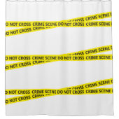 犯罪現場は交差しないノベルティ シャワーカーテン (正面)