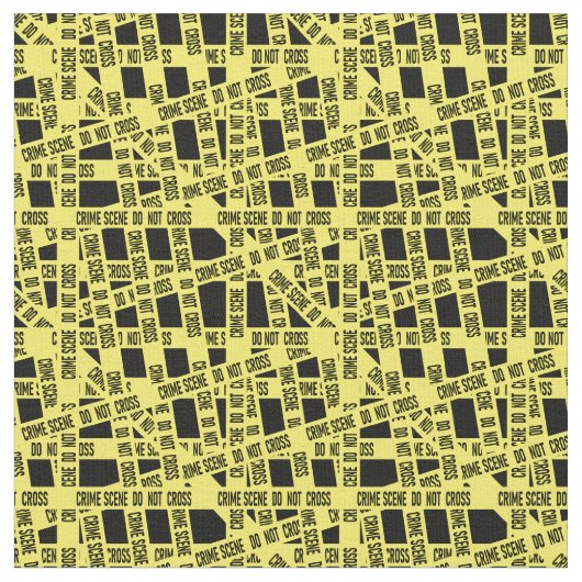 犯罪現場テープ生地 ファブリック (クローズアップ)