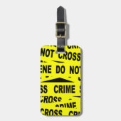 犯罪現場テープ ラゲッジタグ (正面縦)