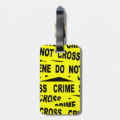 犯罪現場テープ ラゲッジタグ (裏面縦)