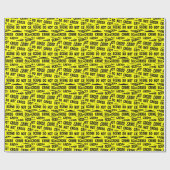 犯罪現場テープ ラッピングペーパー (フラット)