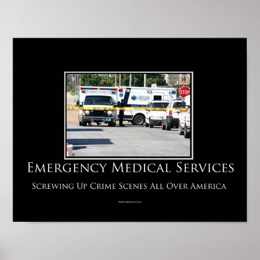 犯罪現場ポスやる気を起こさせるター ポスター (正面)