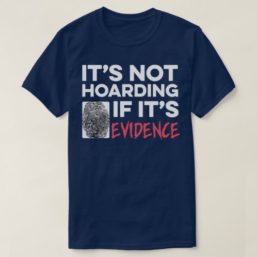 犯罪現場捜査官コロン法医学者 Tシャツ (デザイン正面)
