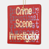 犯罪現場捜査官 セラミックオーナメント (左)
