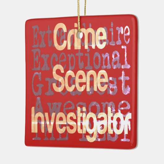 犯罪現場捜査官 セラミックオーナメント (左)