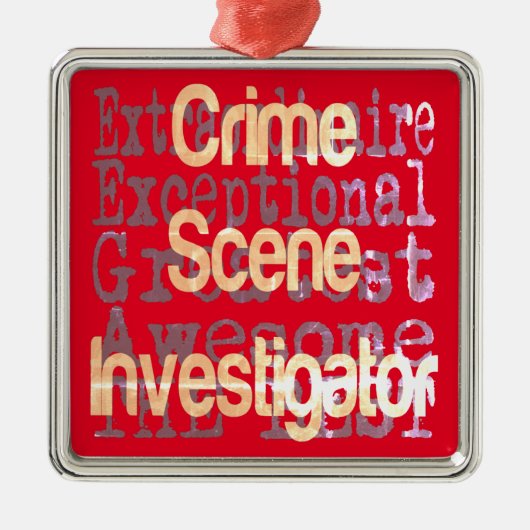 犯罪現場捜査官 メタルオーナメント (正面)