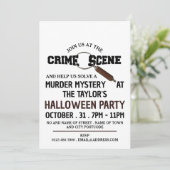 犯罪現場殺人謎ハローウィンパーティ 招待状 (スタンド正面)