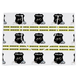 犯罪現場法執行   ラージペーパーバッグ