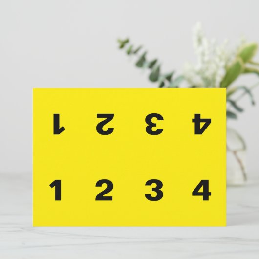 犯罪現場証拠マーカーカード 招待状 (スタンド正面)