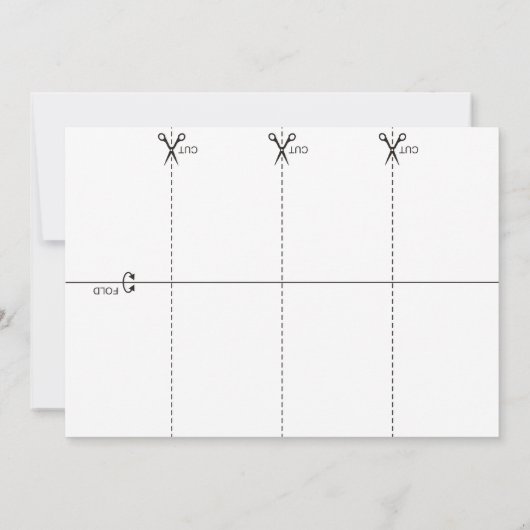 犯罪現場証拠マーカーカード 招待状 (裏面)