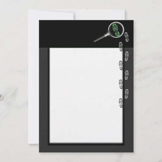 犯罪現場調査員招待状 招待状 (正面)