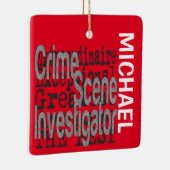 犯罪現場調査士並外カスタム セラミックオーナメント (右)