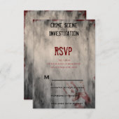 犯罪現場調査 出欠カード (正面/裏面)