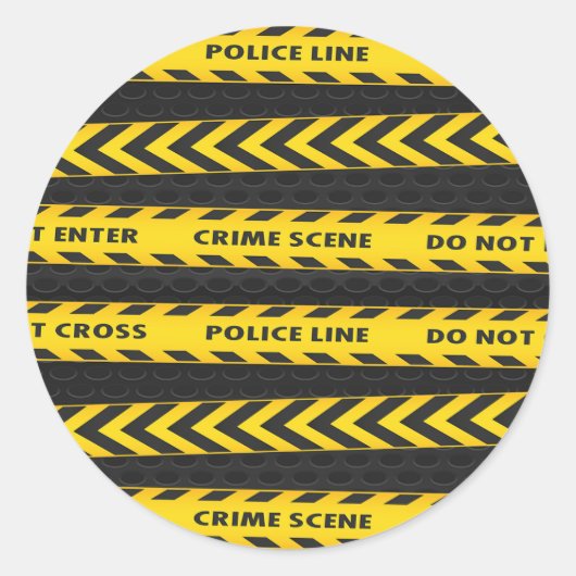 犯罪現場警察署 ラウンドシール (正面)