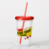 犯罪現場 アクリルタンブラー (裏面)