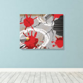 犯罪現場 キャンバスプリント (インサイチュ (ウッドフロア))