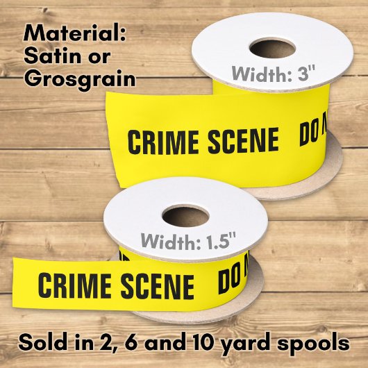犯罪現場 サテンリボン