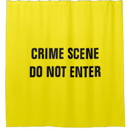 犯罪現場 シャワーカーテン