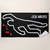 犯罪現場 ビーチタオル (正面)