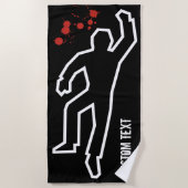 犯罪現場 ビーチタオル (正面)