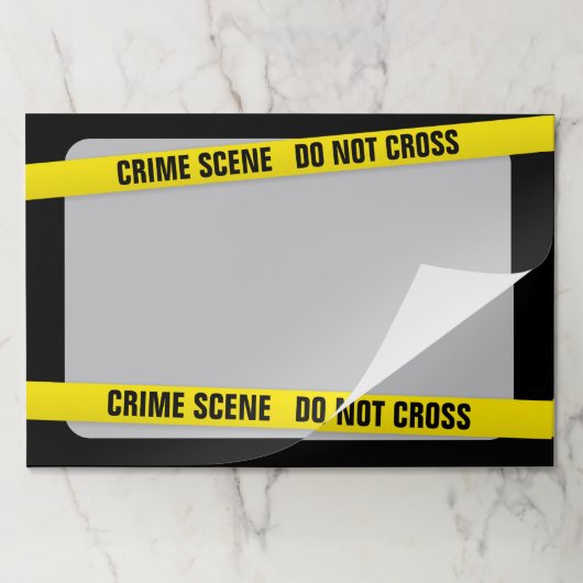 犯罪現場 ペーパーパッド (折り畳み)