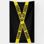 犯罪現場 横断幕 (縦)