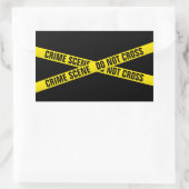 犯罪現場 長方形シール (バッグ)