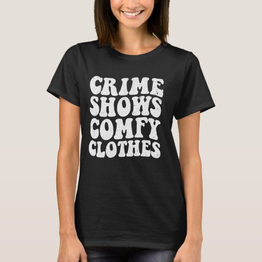 犯罪番組の服装 – 殺人ショーと真のCr Tシャツ (正面)