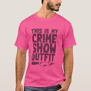 犯罪番組の服装 – 殺人ショーと真のCr Tシャツ