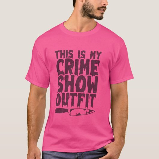 犯罪番組の服装 – 殺人ショーと真のCr Tシャツ (正面)