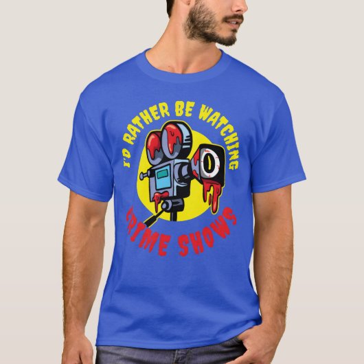 犯罪番組を見るのが好きな人へのギフト ルーイ 少年 Tシャツ (正面)
