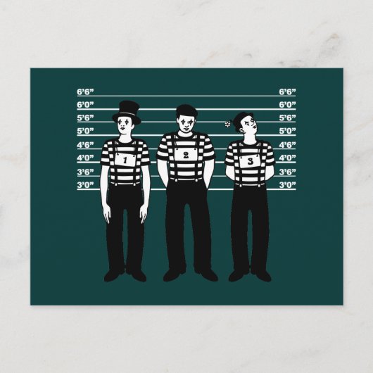 犯罪的な模倣 ポストカード (正面)